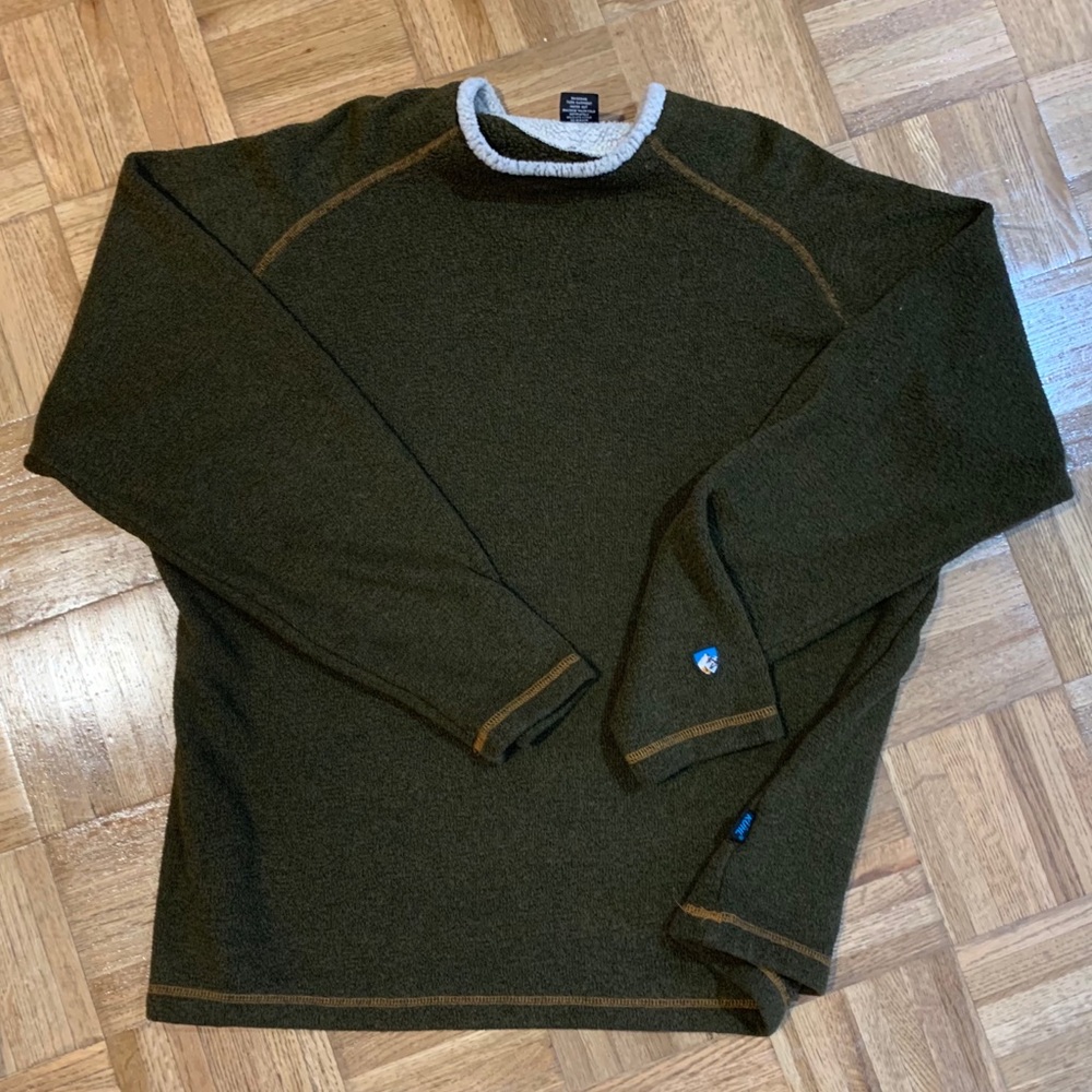 KUHL Fleece Mens Pullover XXL Green